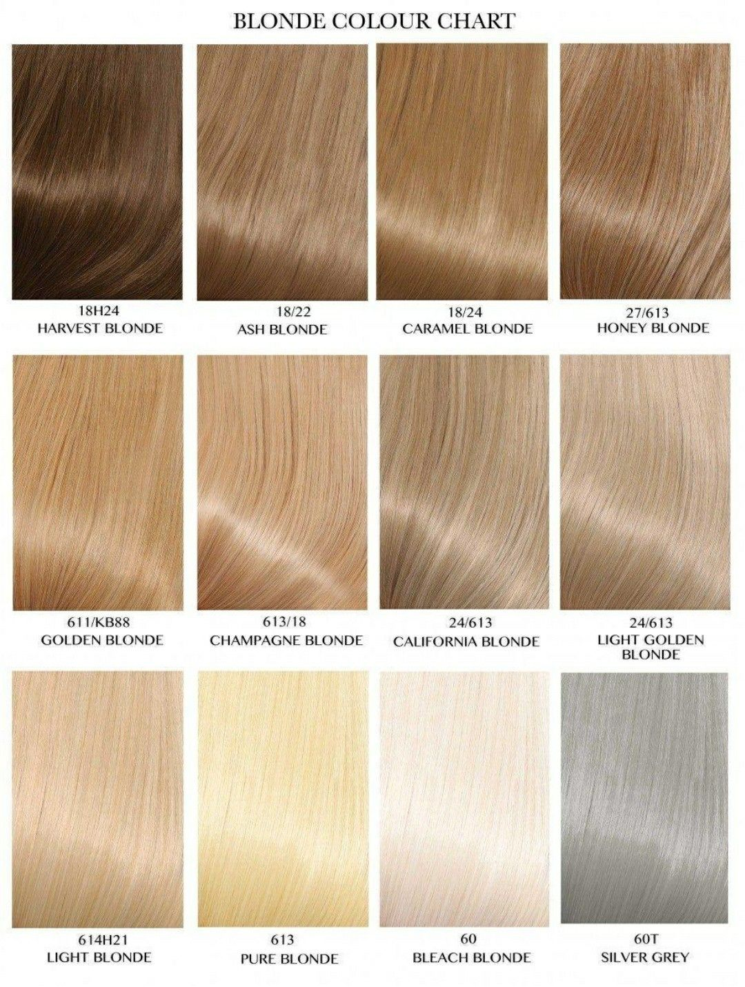 Blonde 613 color dye ideas