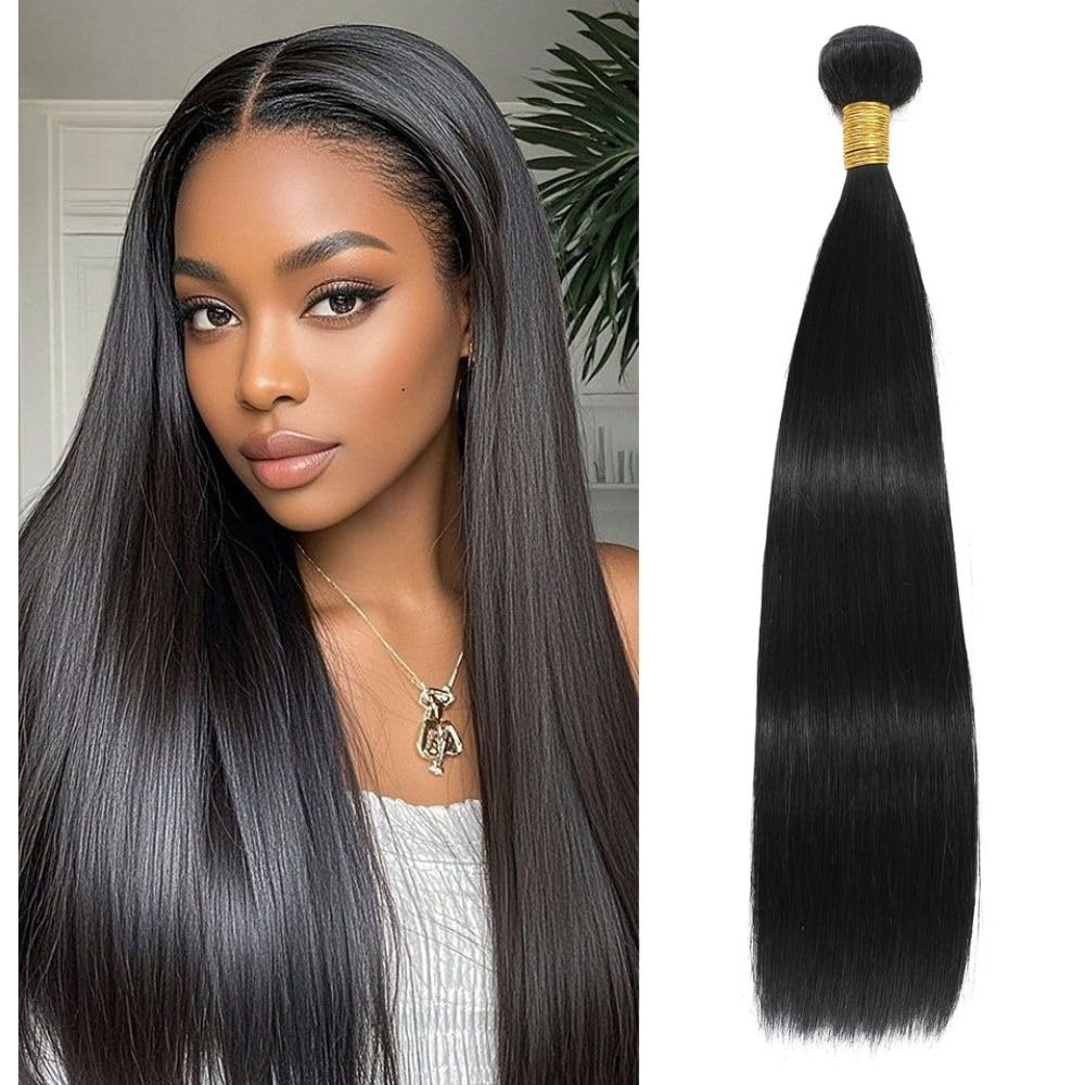 Only $9.9 Sample — 12" Straight Human Hair Weft Trial