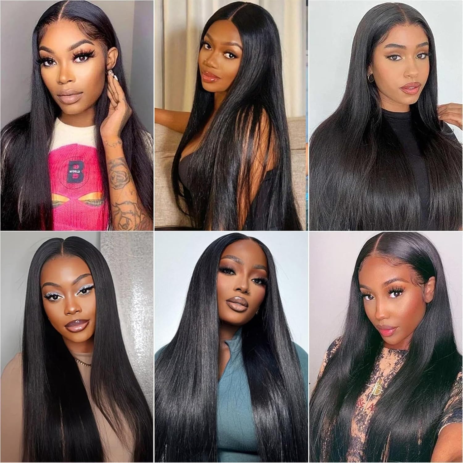 Luxury Virgin Indian Straight Hair 16-30 Inch | Premium 3/4 Bundles, 100% Human Hair