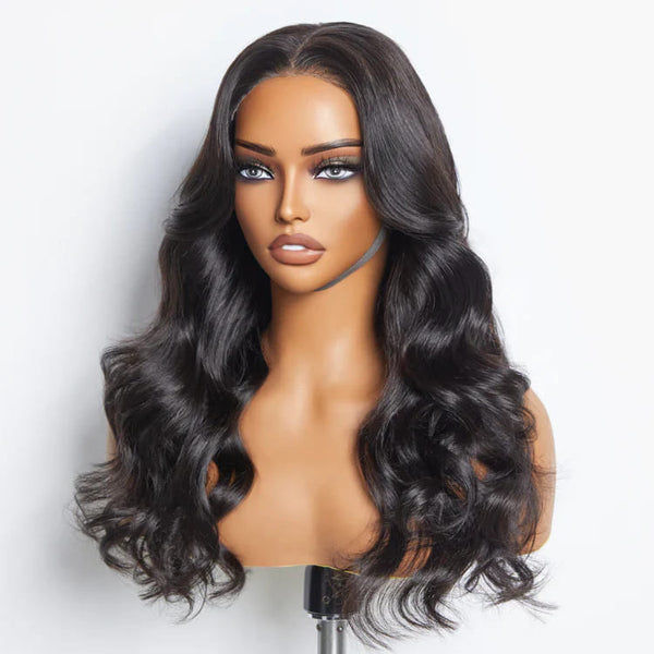 Rovess Put On And Go 7x6 Glueless Body Wave Lace Front Wigs Human Hair Lightweight Breathable Hat For Summer