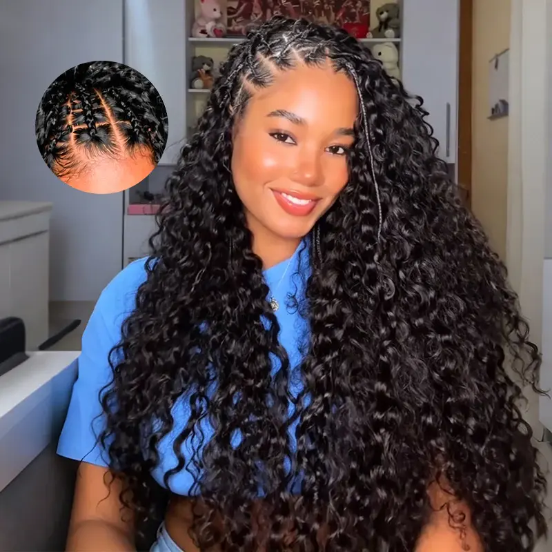 New 2026 Odbe Hair Burmese Curly Crochet Human Hair, 4-6 Packs for Full Head Protective Styles, Lightweight No Tension, Reusable Feather Crochet Hair Extensions