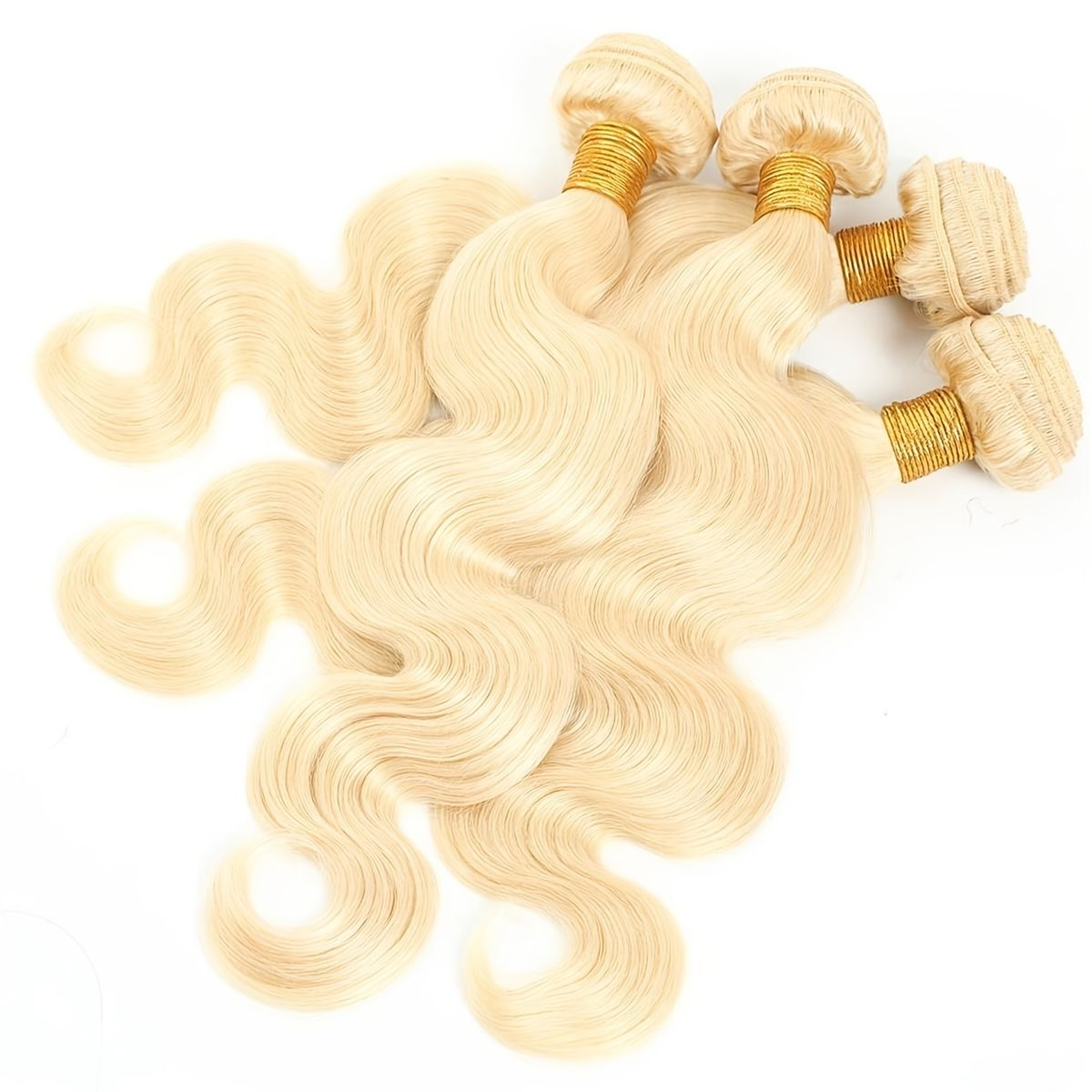 🎄 Christmas Special – Buy 1 Get 3 FREE 🎄 613 Blonde Body Wave Bundles – 100% Virgin Brazilian Hair | FREE Gifts: 16" Lace Closure, Wig Cap & Baby Hair 🎁