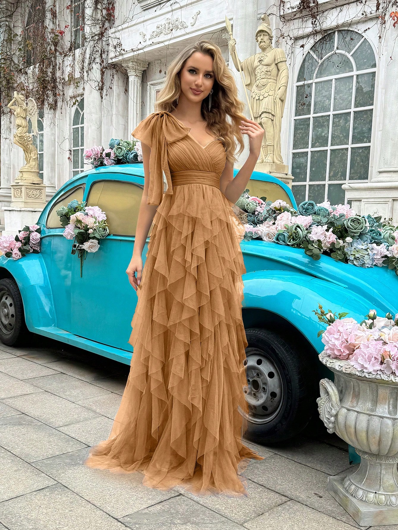 Simple Elegant Women Formal Dress Summer Evening Gown Upscale Dresses For Evening Party, Birthday Party, Graduation Ceremony, Prom, Galas, Fiesta Solid Color Asymmetric Neckline Sleeveless Gowns
