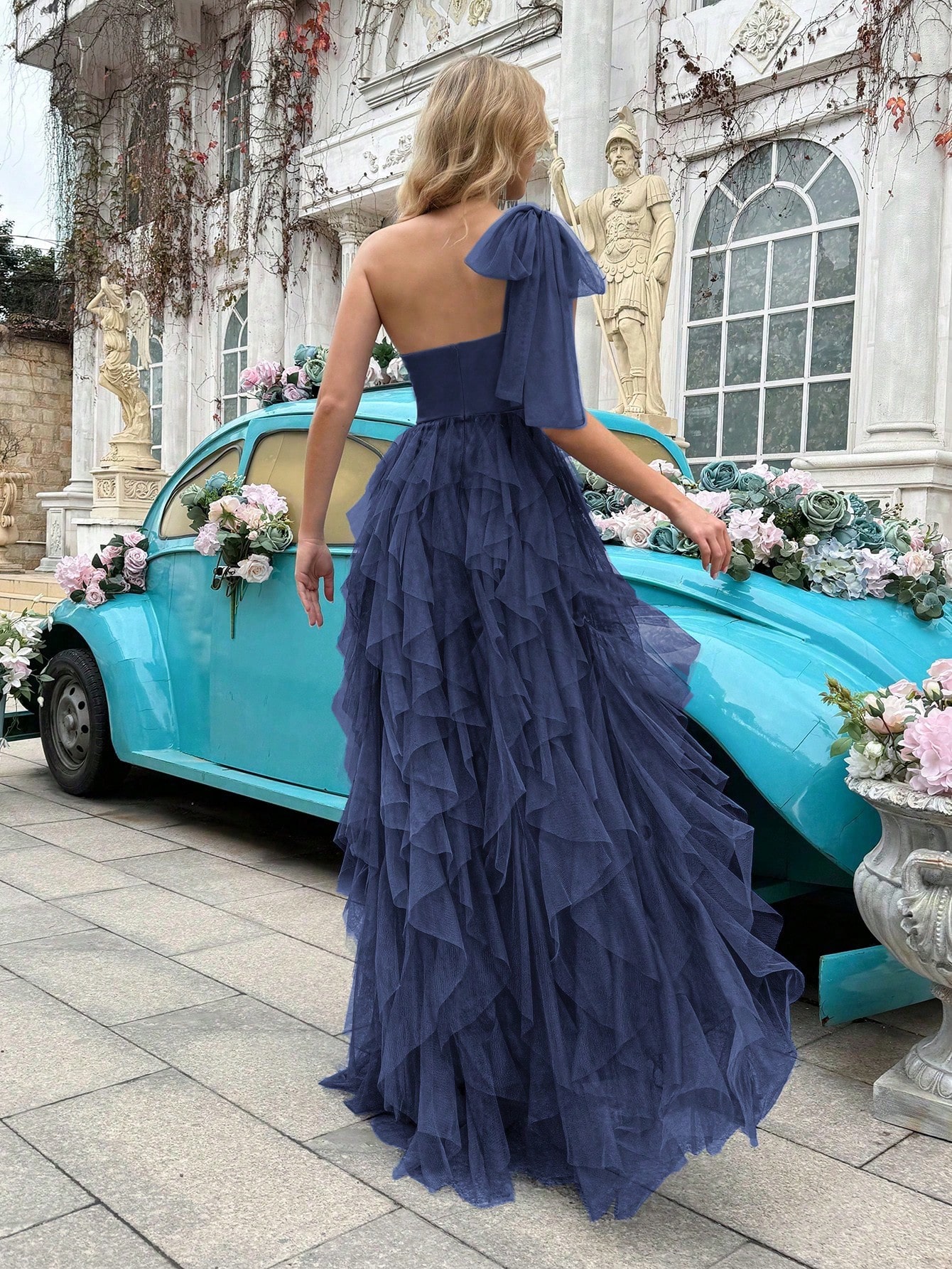 Simple Elegant Women Formal Dress Summer Evening Gown Upscale Dresses For Evening Party, Birthday Party, Graduation Ceremony, Prom, Galas, Fiesta Solid Color Asymmetric Neckline Sleeveless Gowns