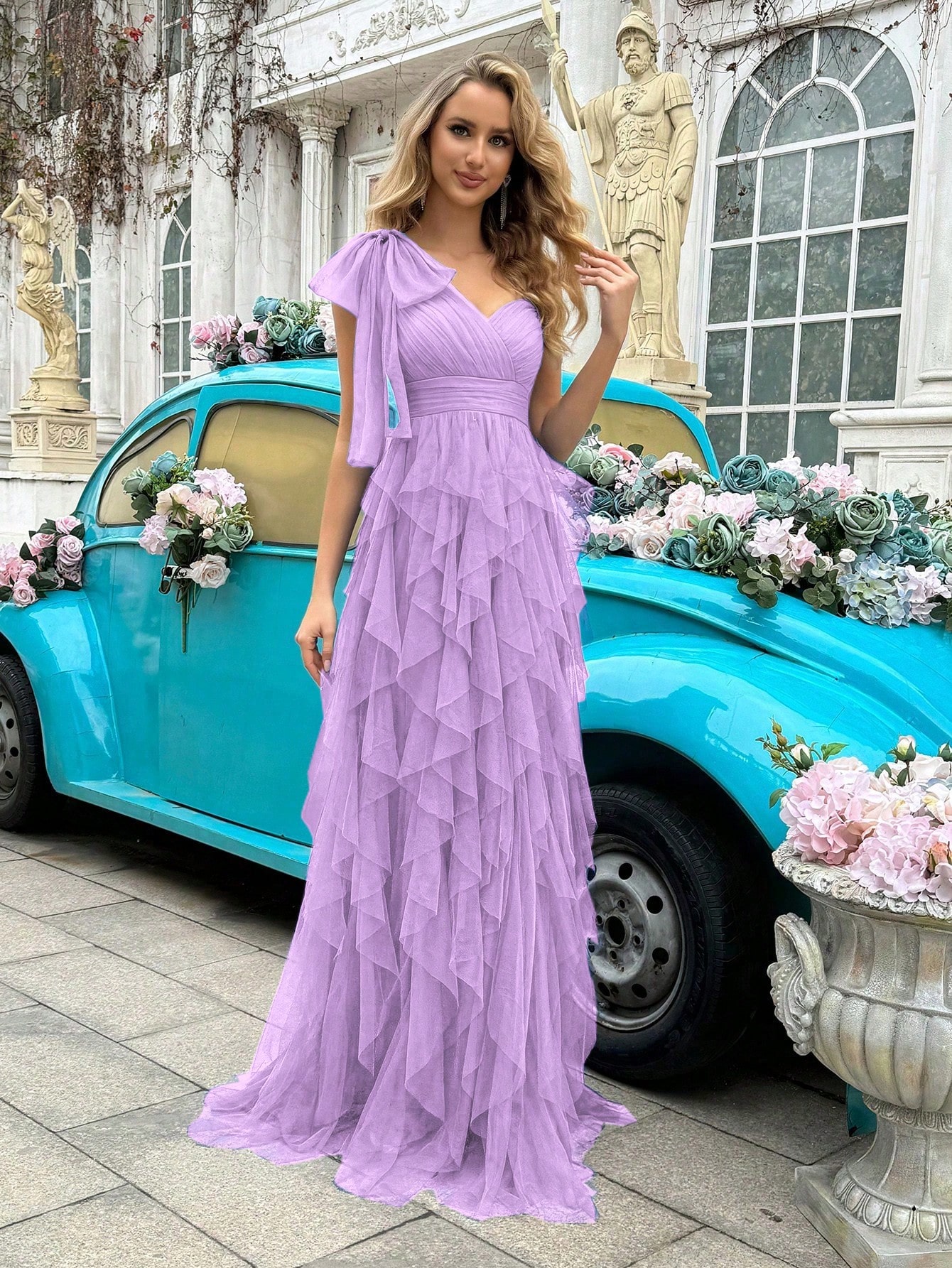 Simple Elegant Women Formal Dress Summer Evening Gown Upscale Dresses For Evening Party, Birthday Party, Graduation Ceremony, Prom, Galas, Fiesta Solid Color Asymmetric Neckline Sleeveless Gowns
