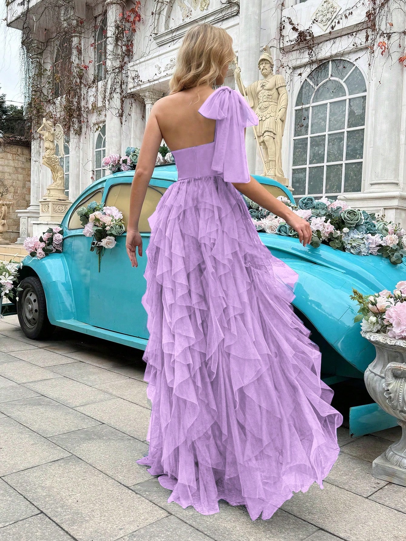 Simple Elegant Women Formal Dress Summer Evening Gown Upscale Dresses For Evening Party, Birthday Party, Graduation Ceremony, Prom, Galas, Fiesta Solid Color Asymmetric Neckline Sleeveless Gowns