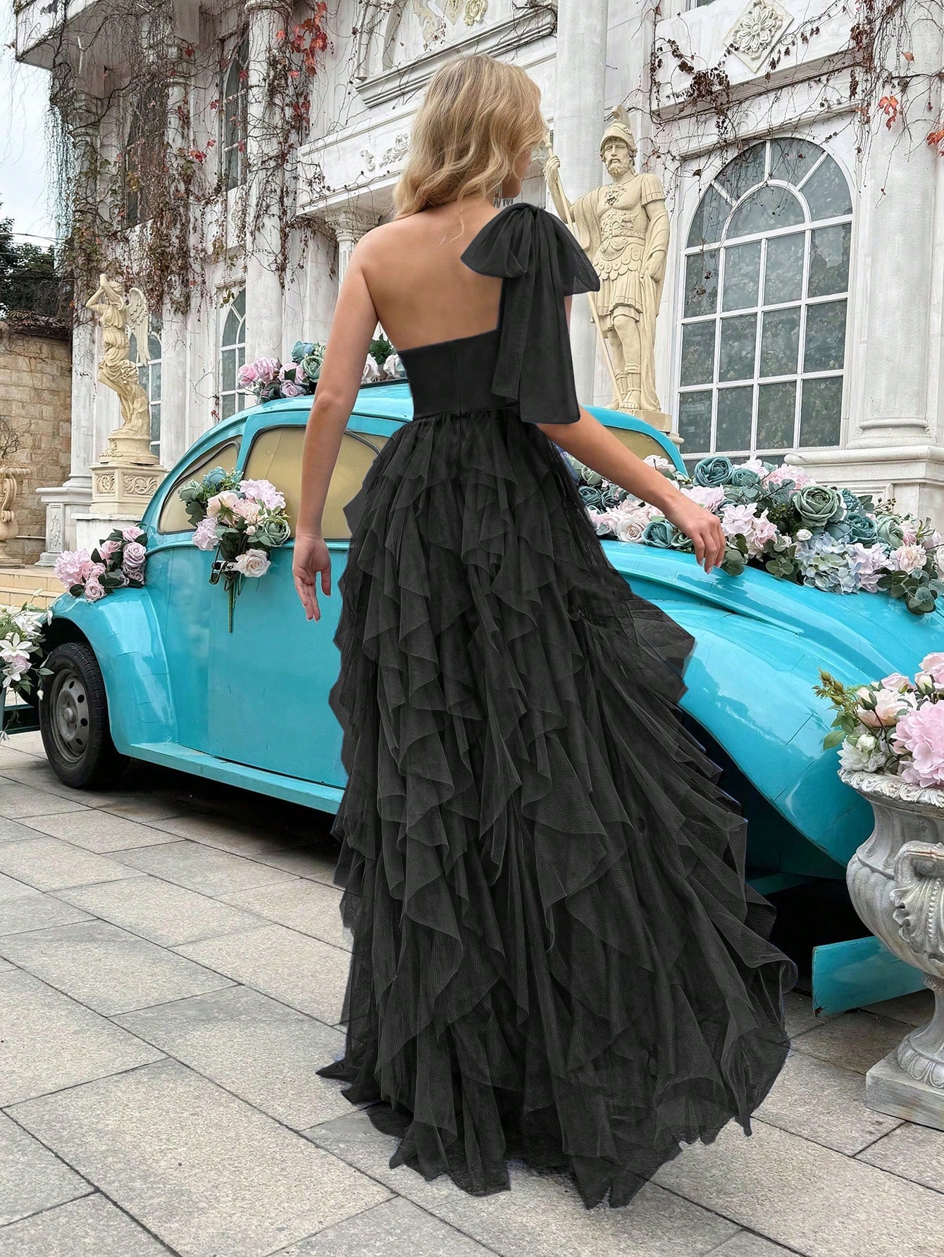 Simple Elegant Women Formal Dress Summer Evening Gown Upscale Dresses For Evening Party, Birthday Party, Graduation Ceremony, Prom, Galas, Fiesta Solid Color Asymmetric Neckline Sleeveless Gowns