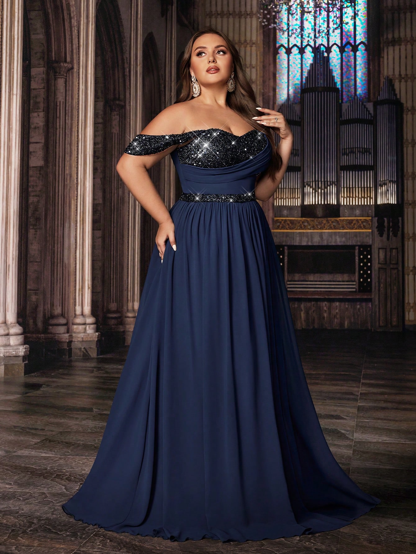 Women Plus Size Brismaid Dresses Sequin Summer Maxi Dress A Line Wedding Guest Prom Evening Party Cocktail Gown