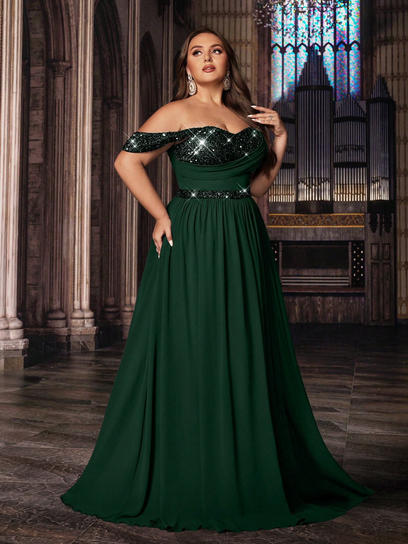 Women Plus Size Brismaid Dresses Sequin Summer Maxi Dress A Line Wedding Guest Prom Evening Party Cocktail Gown