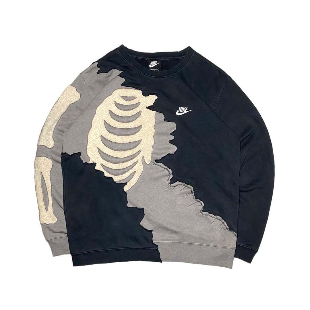 THE NIKE SKELETON TWO TONE SWEATSHIRT 