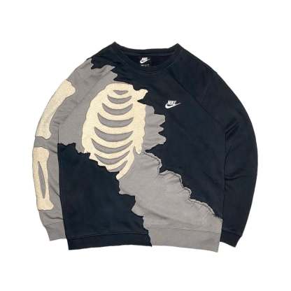 THE NIKE SKELETON TWO TONE SWEATSHIRT 