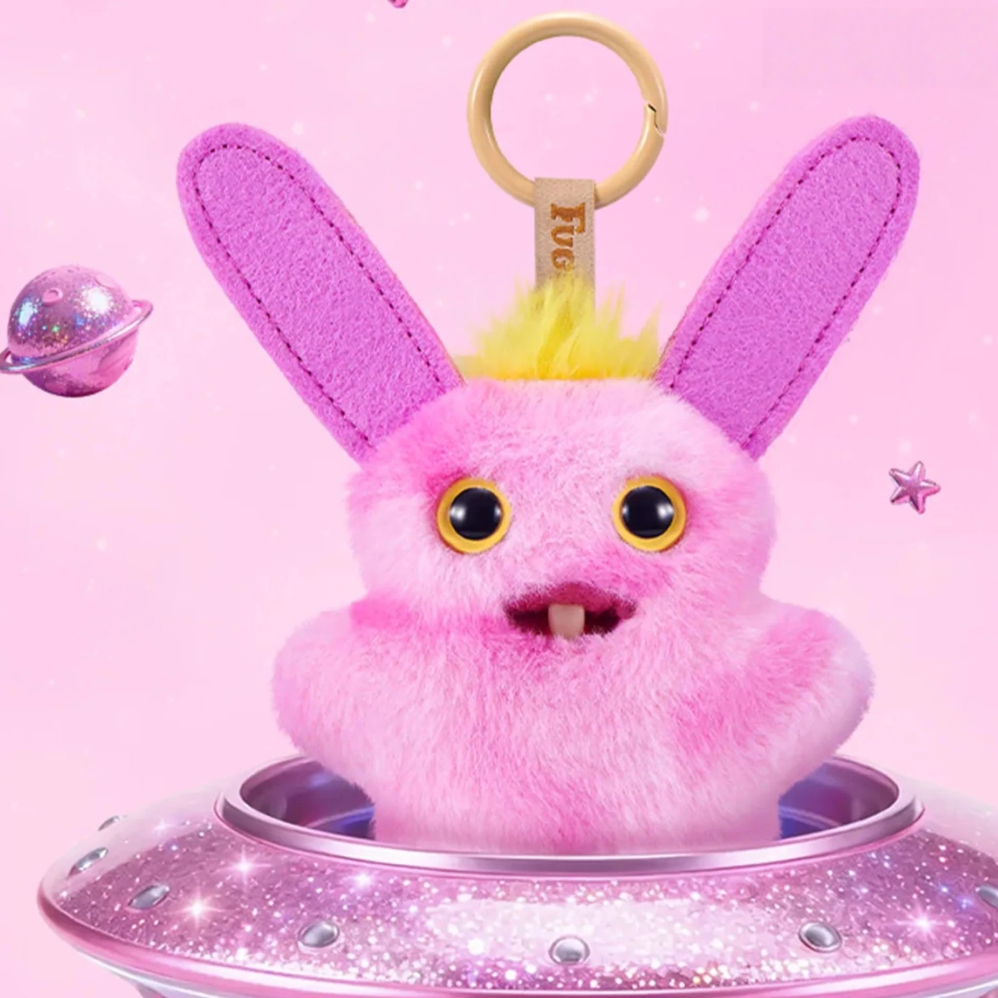 Fugthtgler - Baby Pinkles 3.5" Keyrings - Series 1 - Rabid Rabbit
