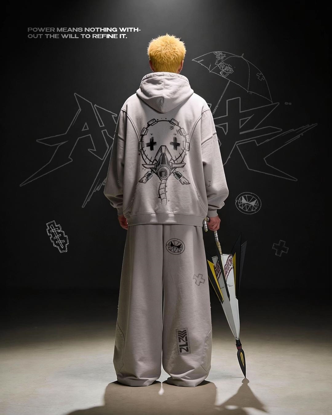 Masked Outcast Washed Hoodie