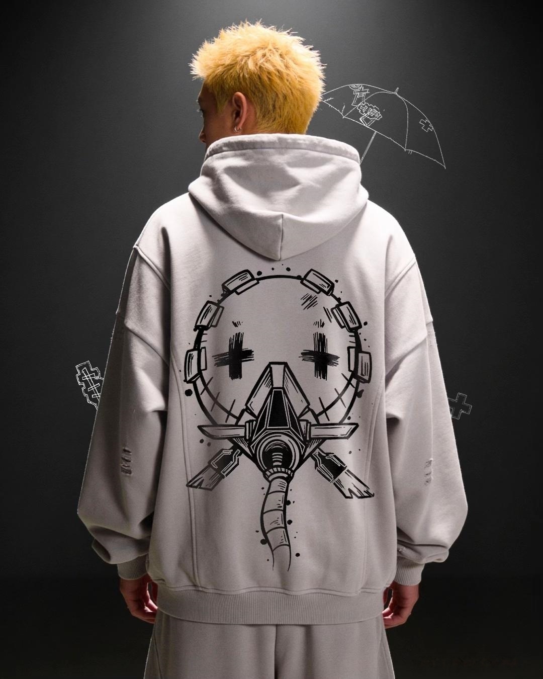 Masked Outcast Washed Hoodie