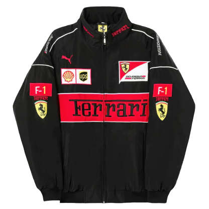F1 VINTAGE FERthtRARl JACKET BLACK