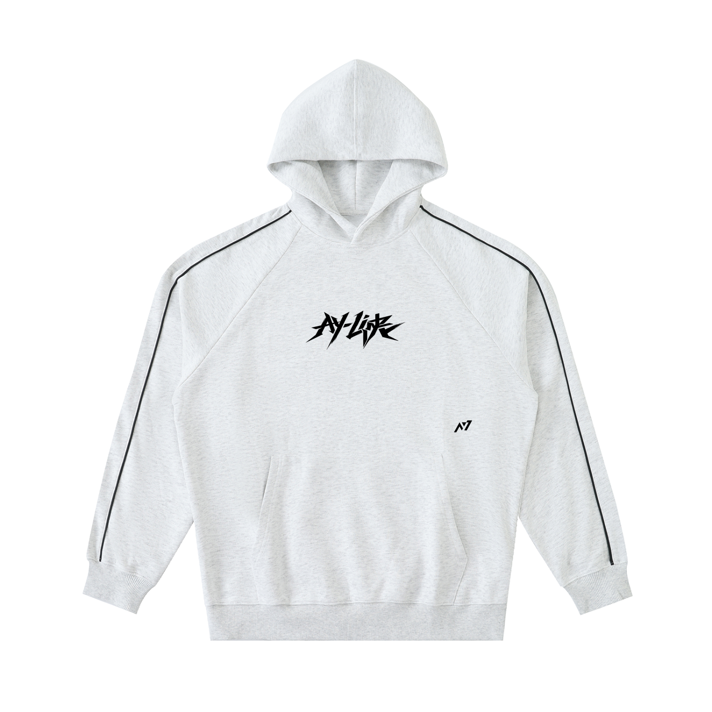 Neon Remorse Striped Hoodie