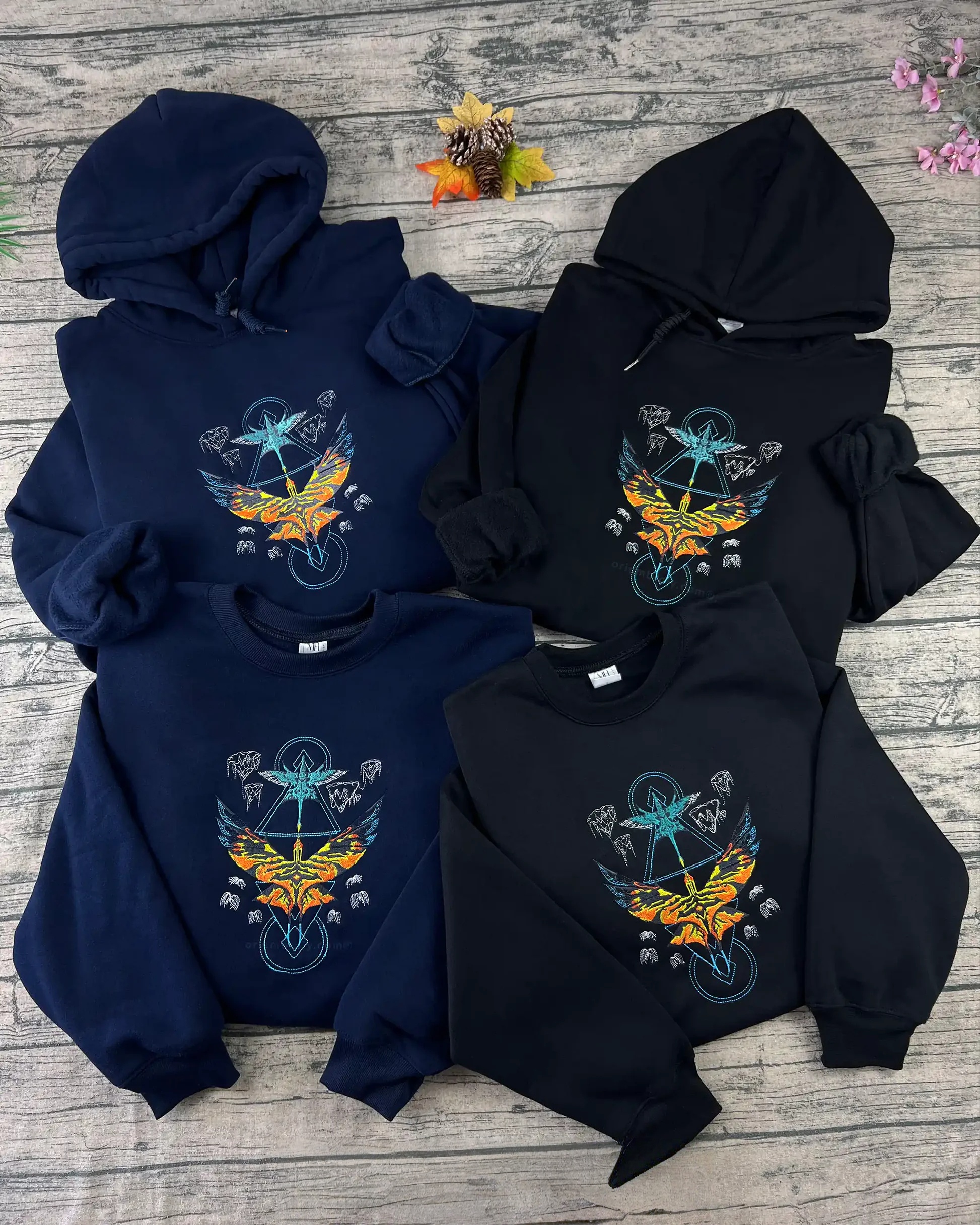 Avatar Ikran & Toruk Embroidered Hoodie