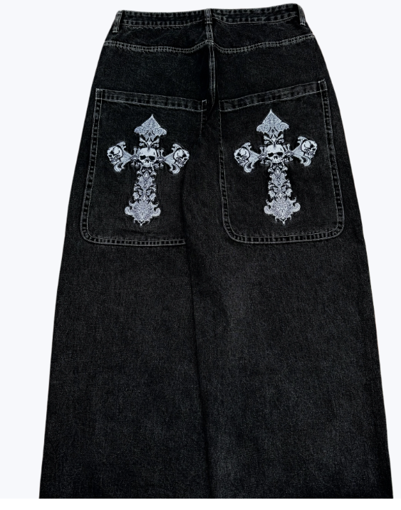 Embroidered jeans