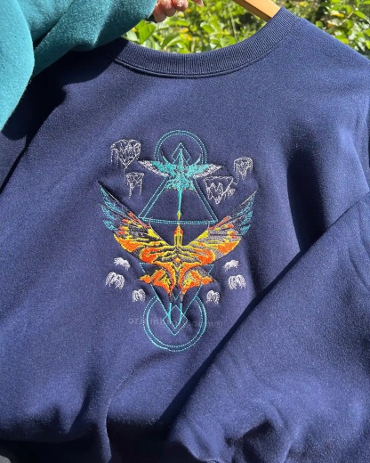 Avatar Ikran & Toruk Embroidered Hoodie