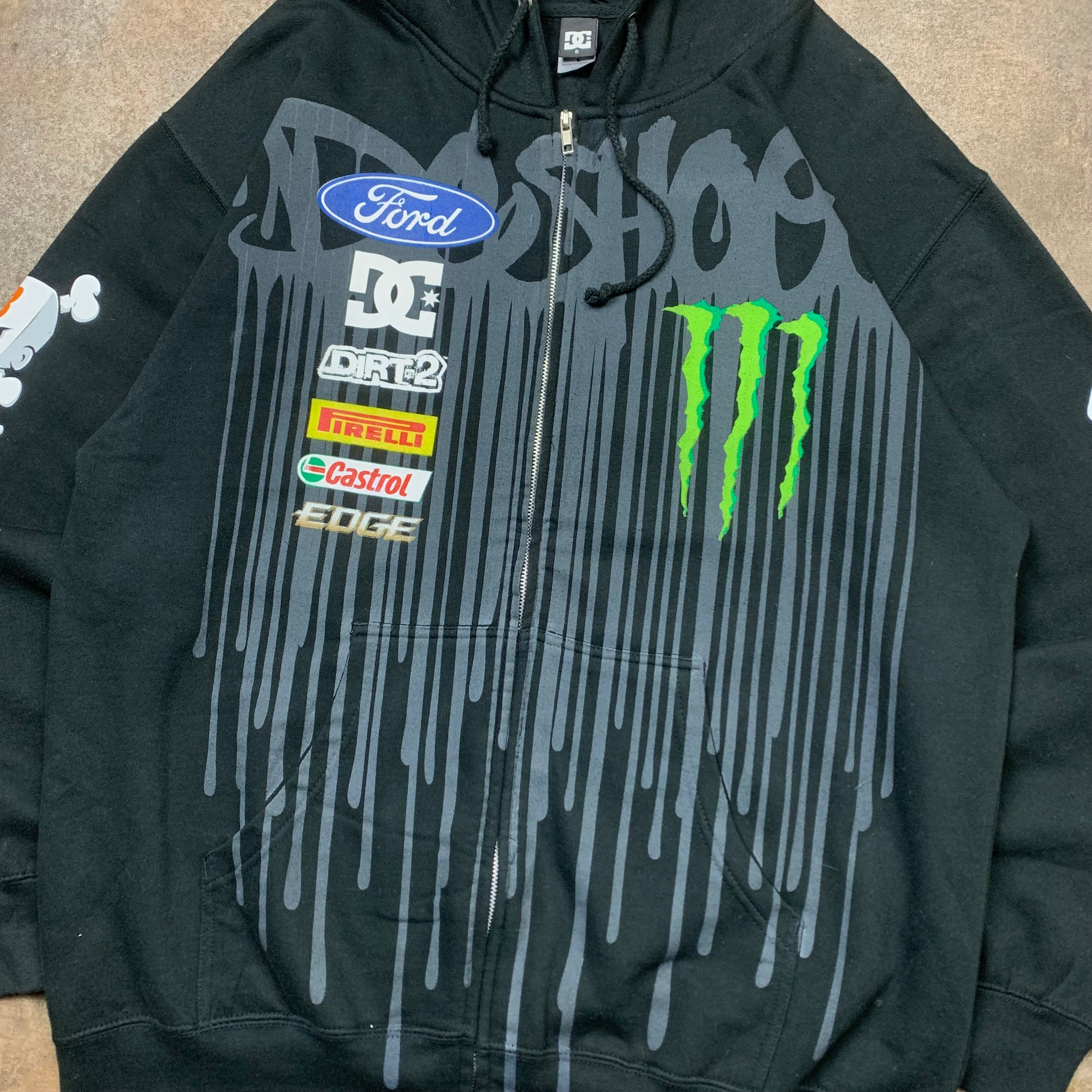 DC Shoes Ken Block Monster Energy 00s zip hoodie 