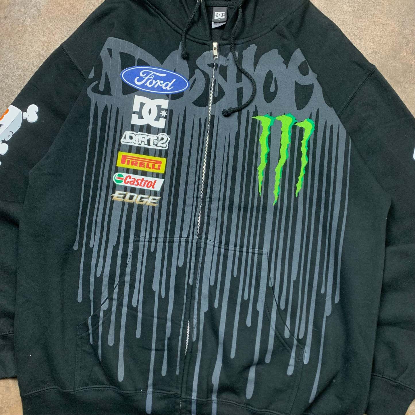 DC Shoes Ken Block Monster Energy 00s zip hoodie 