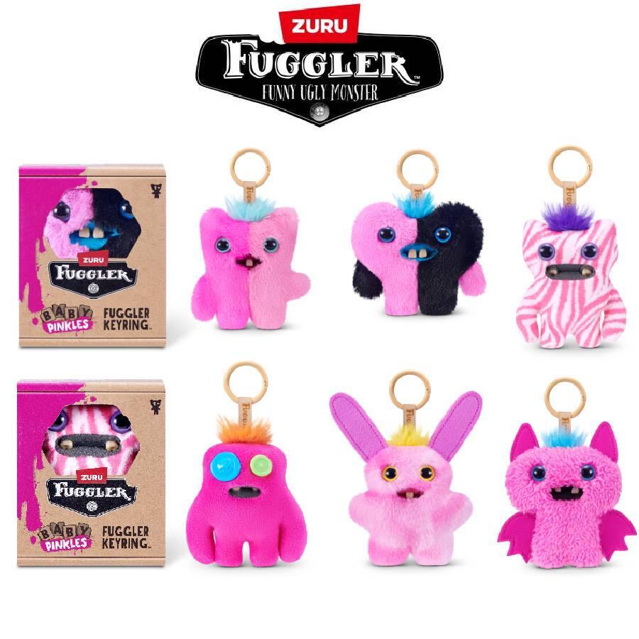 Fugglers - Baby Pinkles 3.5" Keyrings - Series 1 - Rabid Rabbit
