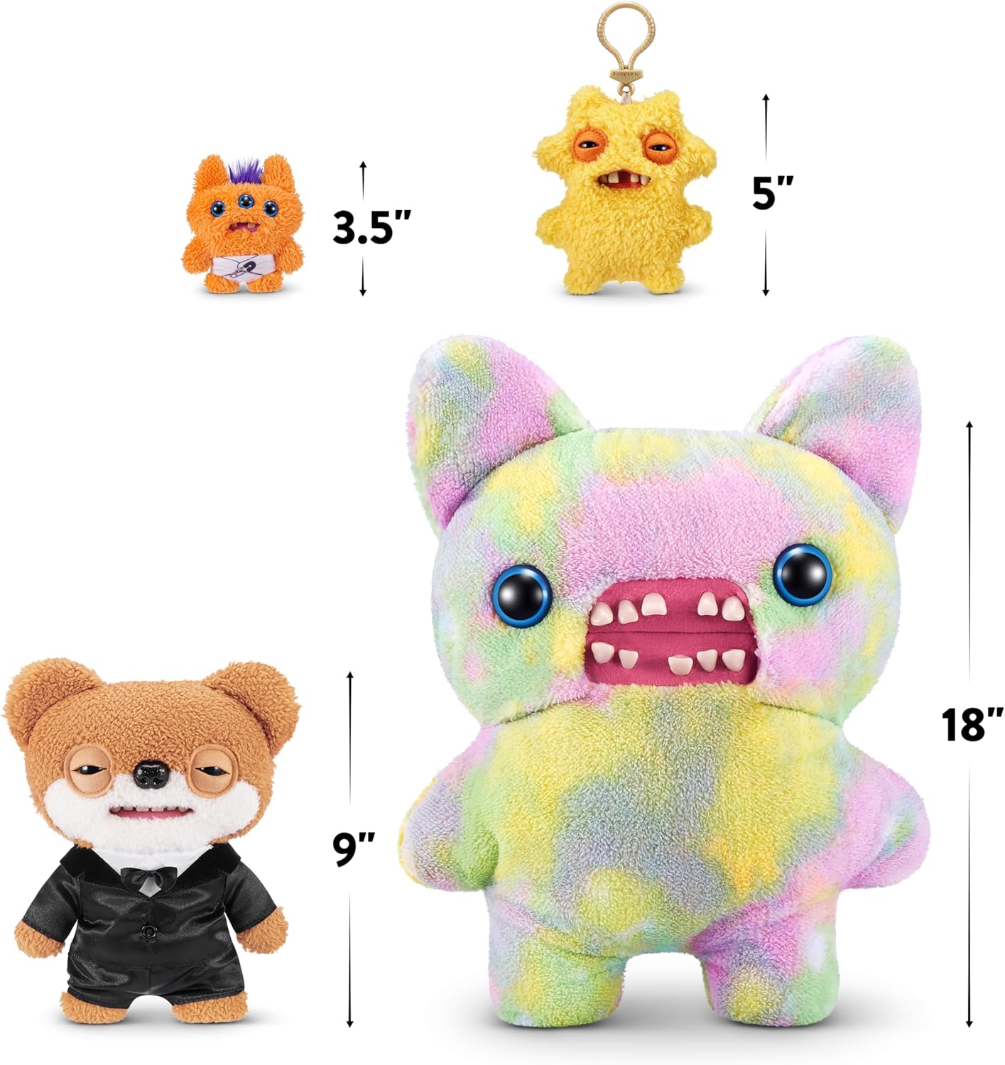 Fuggler Wedding Fuggs 9-Inch Plush 2-Pack