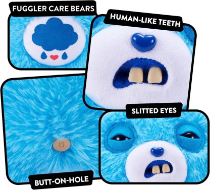 Fuggler Care Bears 9-Inch Plush Toy (Grumpy Bear) 