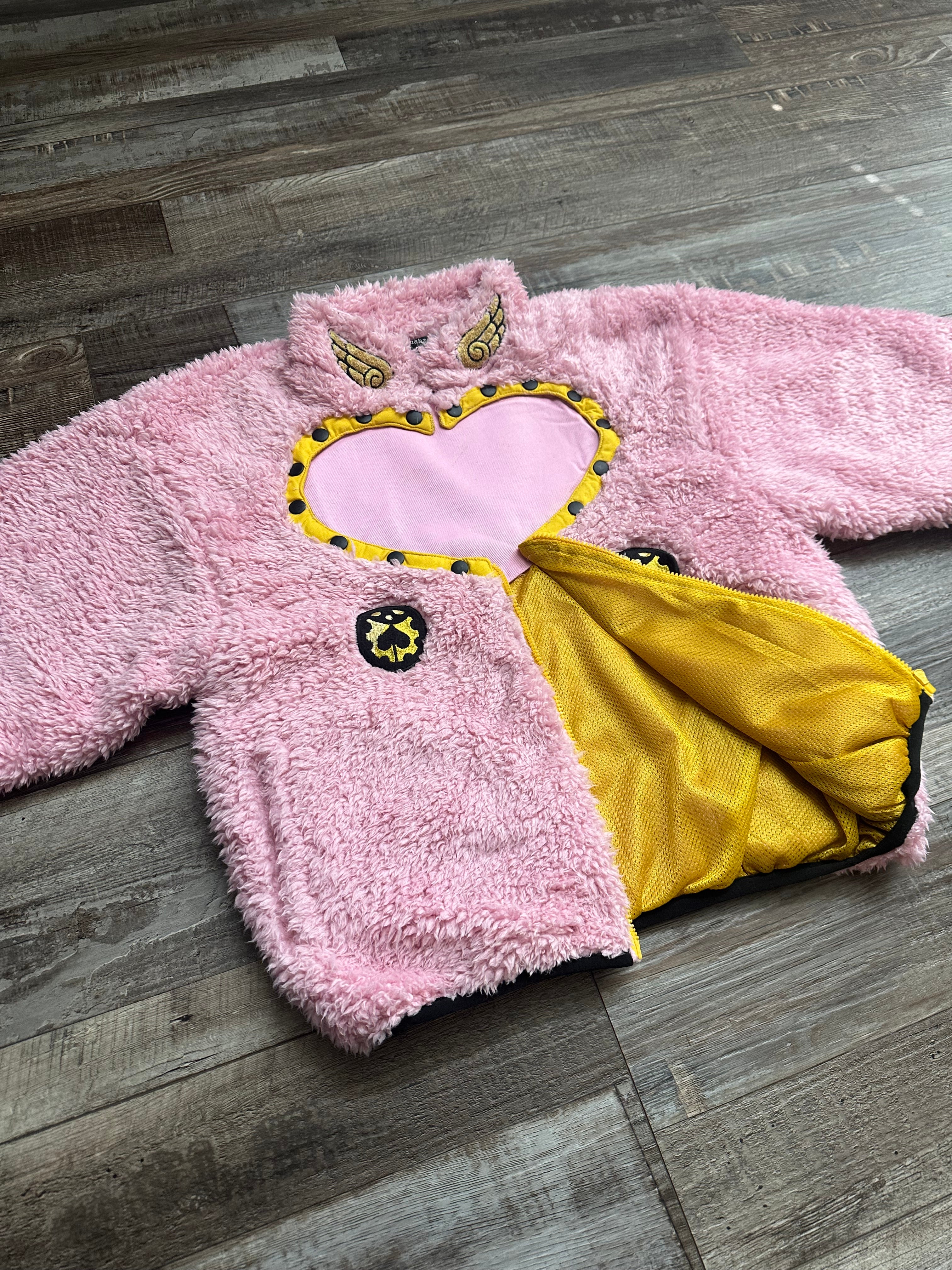 GIORNO • PINK FLEECE JACKET 
