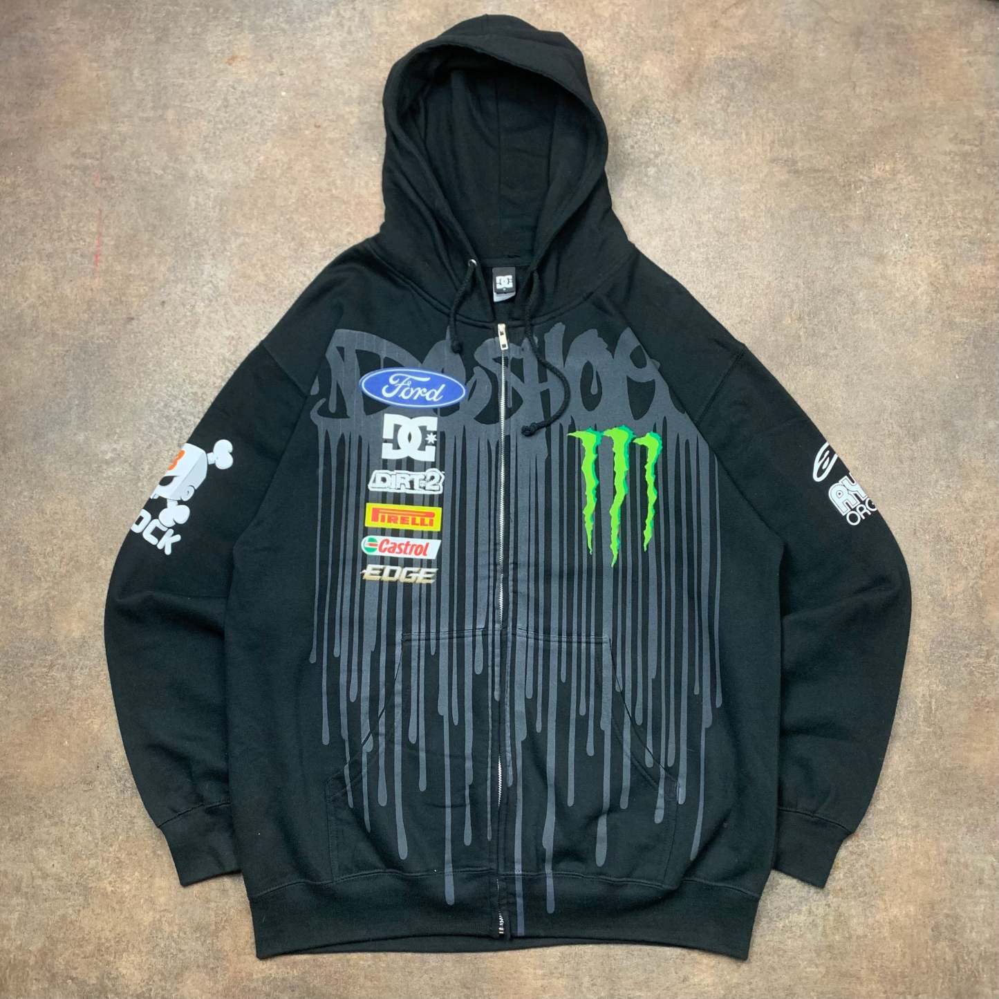 DC Shoes Ken Block Monster Energy 00s zip hoodie 