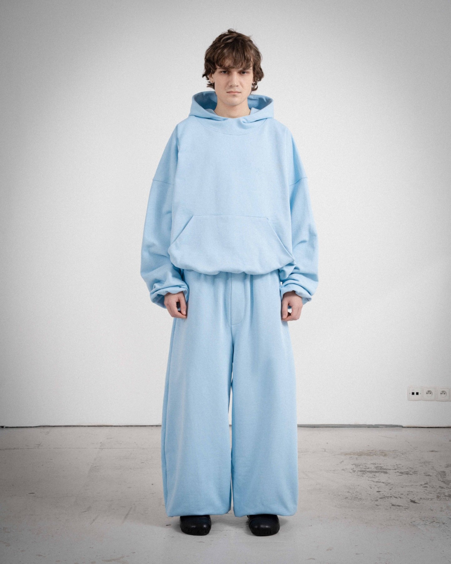 BIGGIE LIGHT BLUE HOODIE