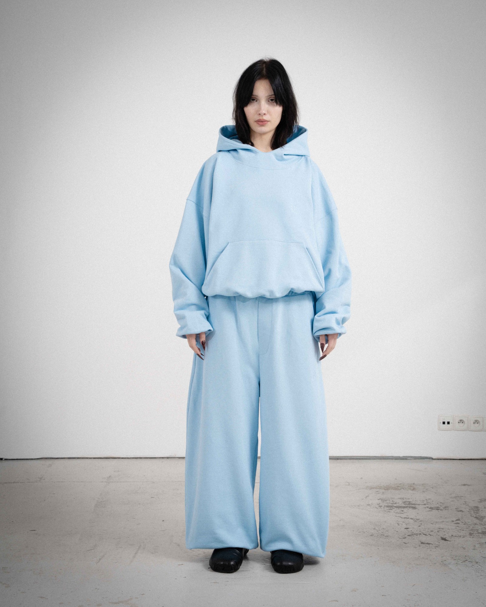 BIGGIE LIGHT BLUE HOODIE