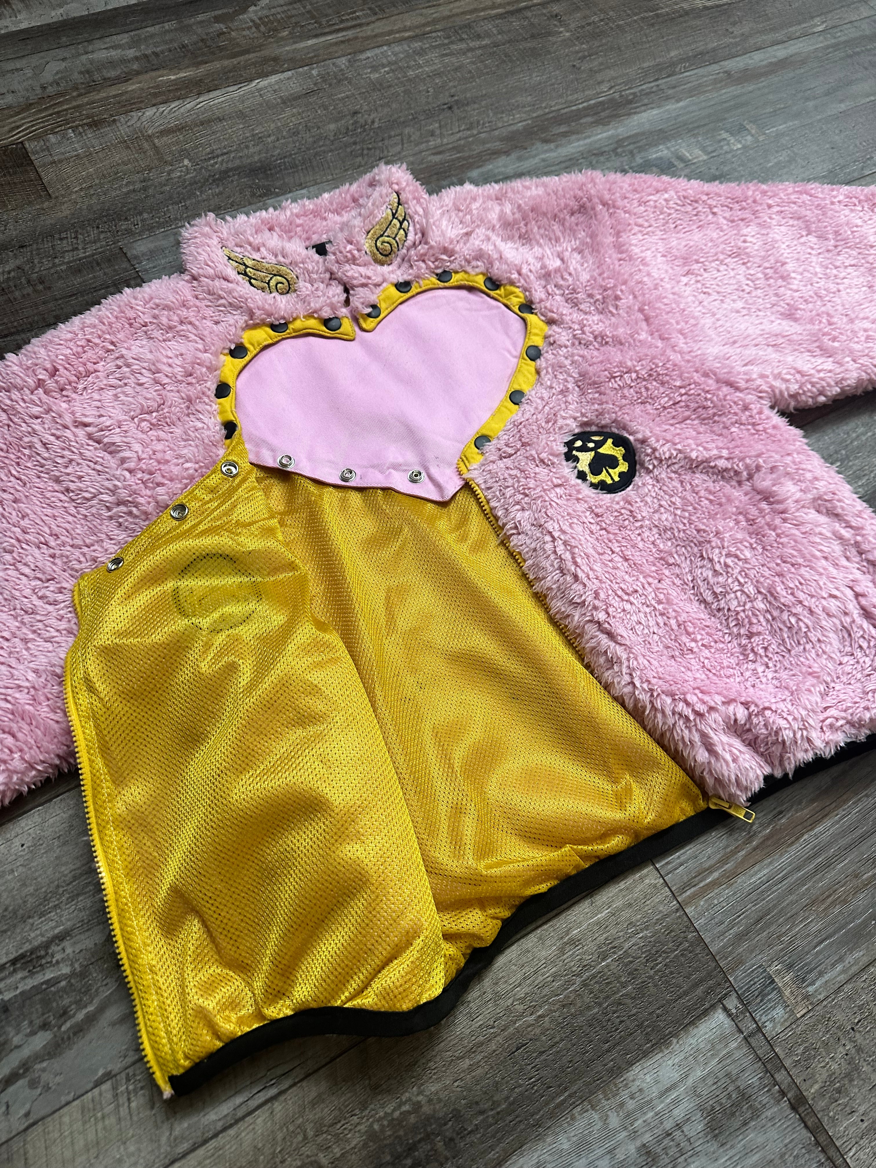 GIORNO • PINK FLEECE JACKET 