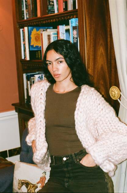 Cream Colossal Knit Cardigan