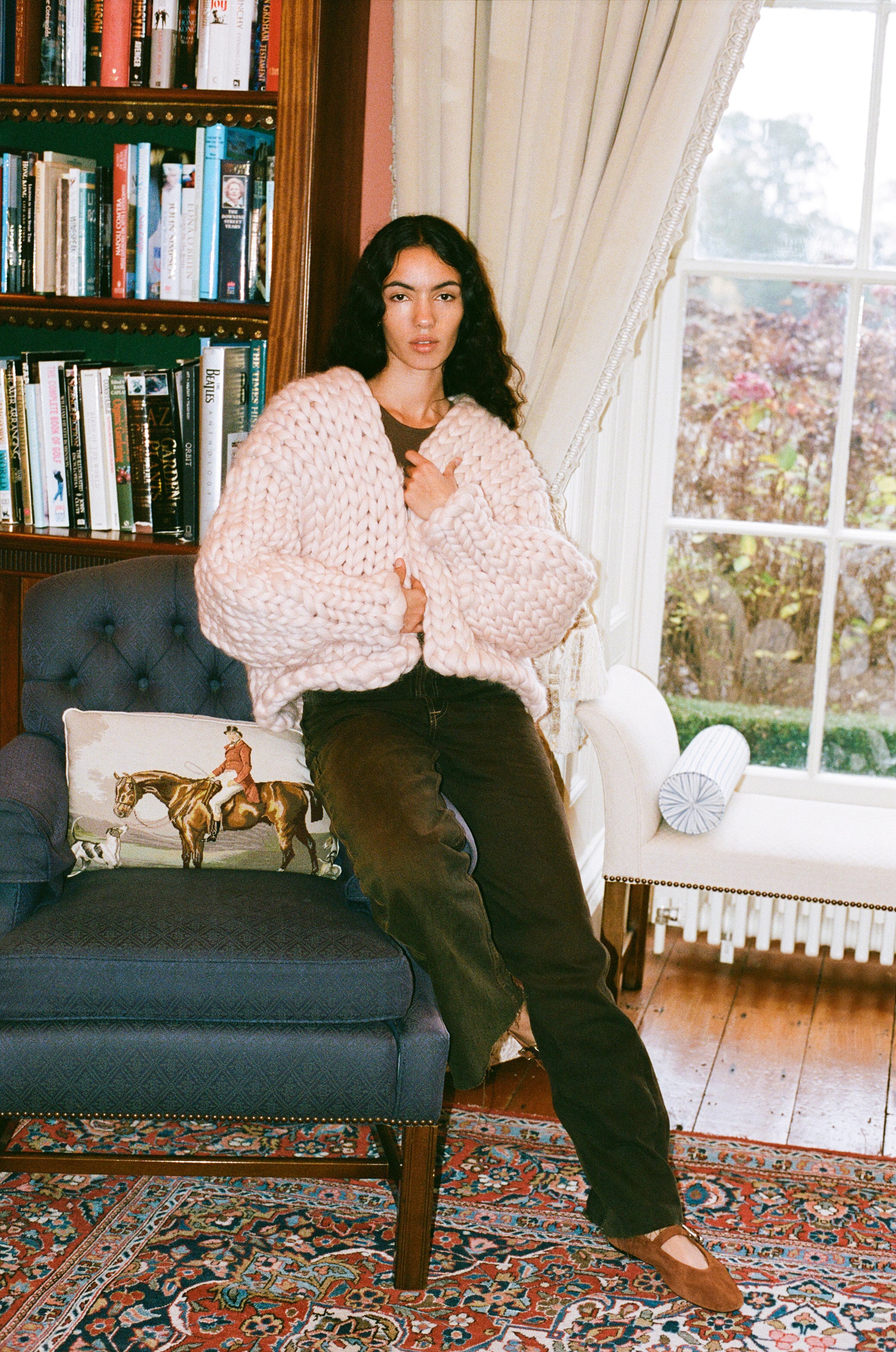 Cream Colossal Knit Cardigan