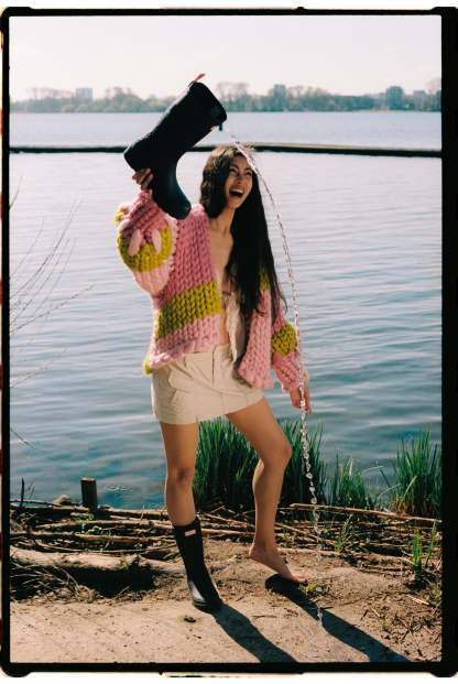 Gooseberry Colossal Knit Cardigan