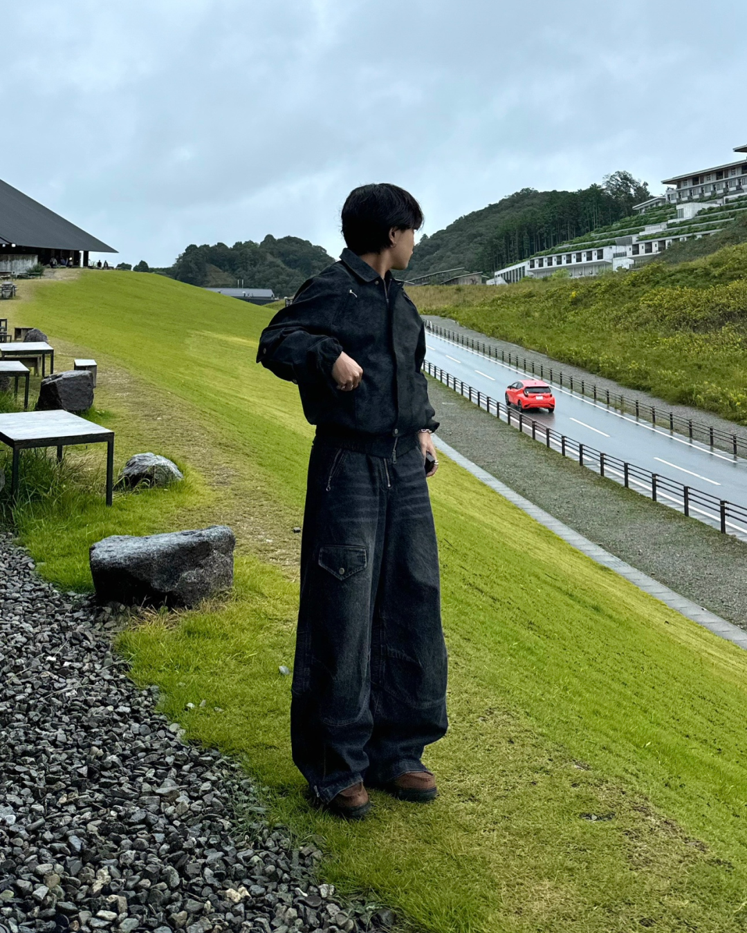 Wash-processed jacket