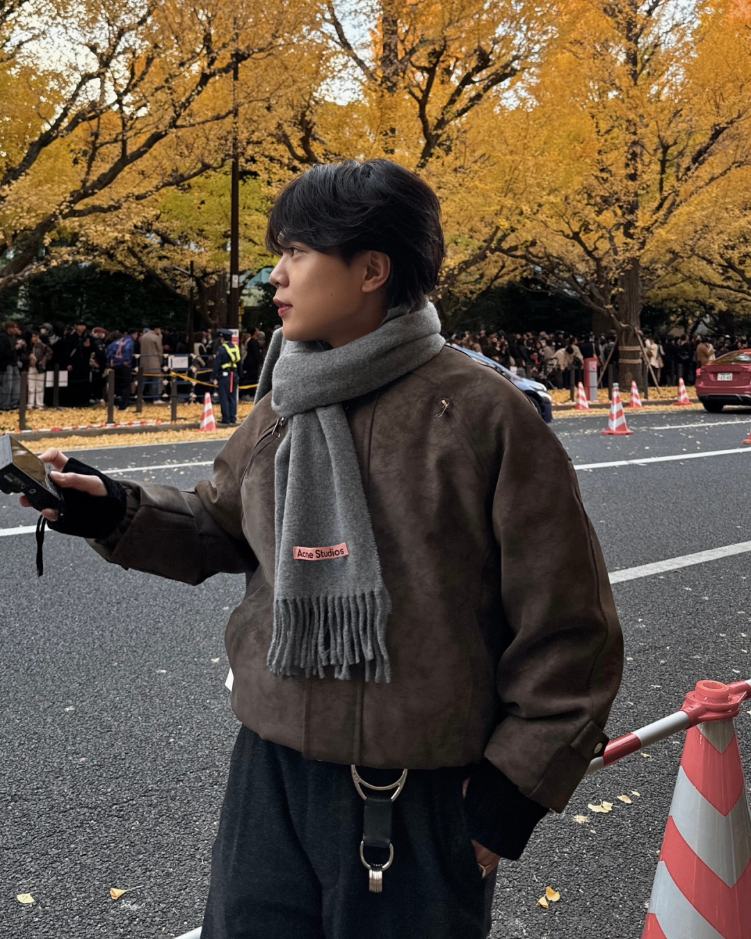 Wash-processed jacket