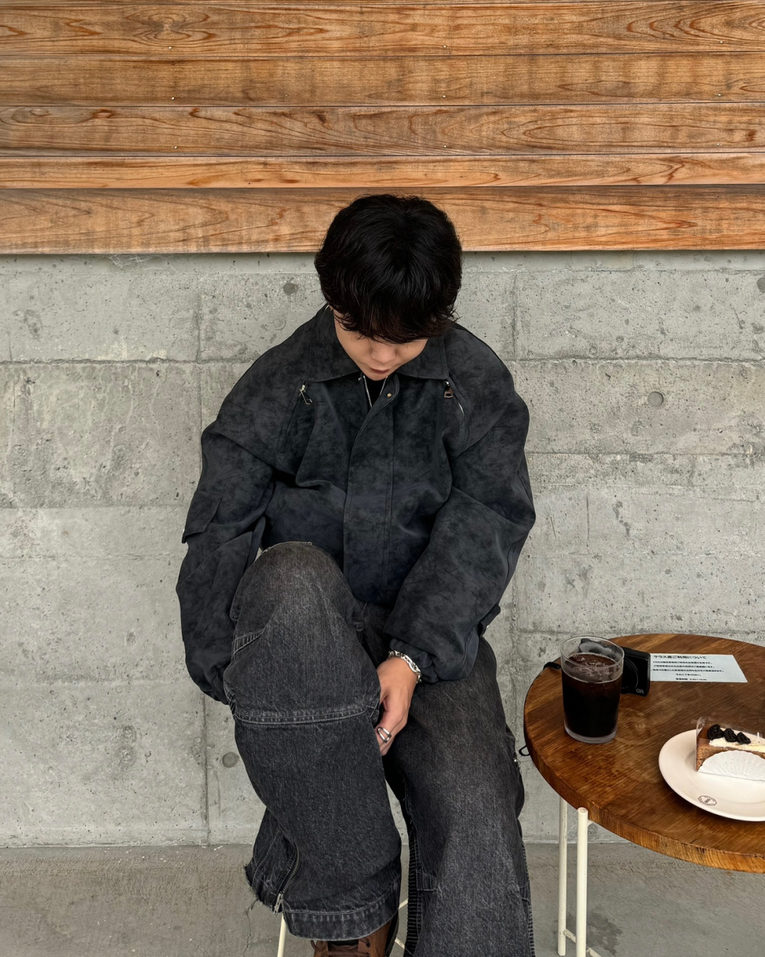 Wash-processed jacket