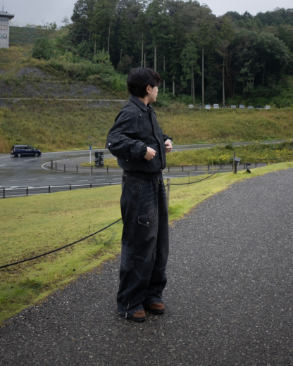 Wash-processed jacket