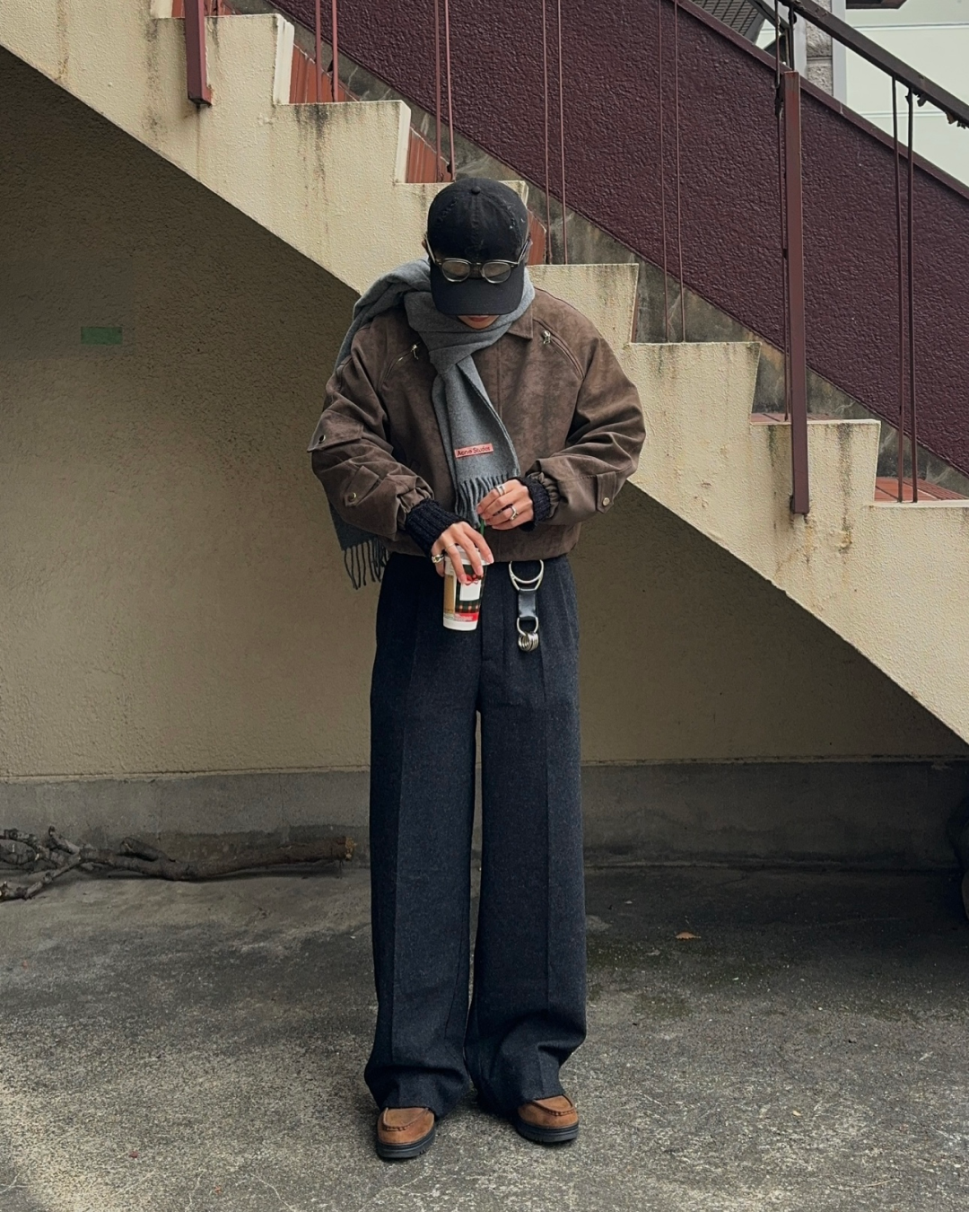 Wash-processed jacket