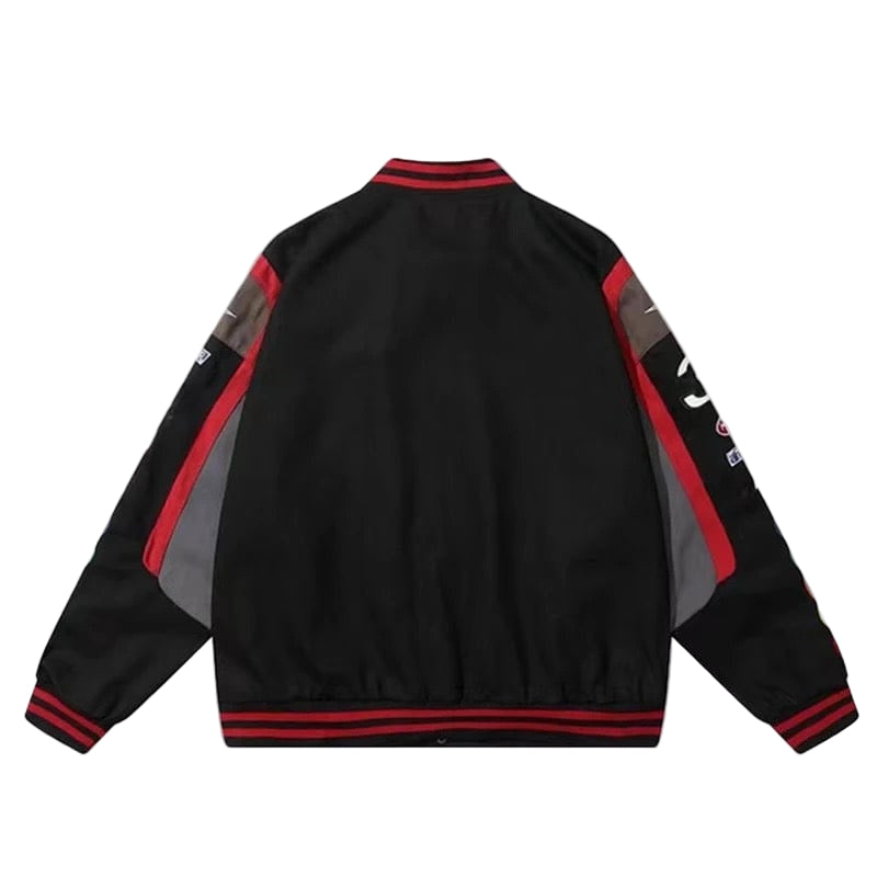 M&thtM NASCAR RACING JACKET BLACK