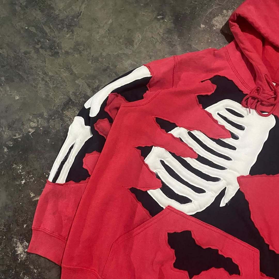 THE 3D RIPPED SKELETON NIKE HOODIE
