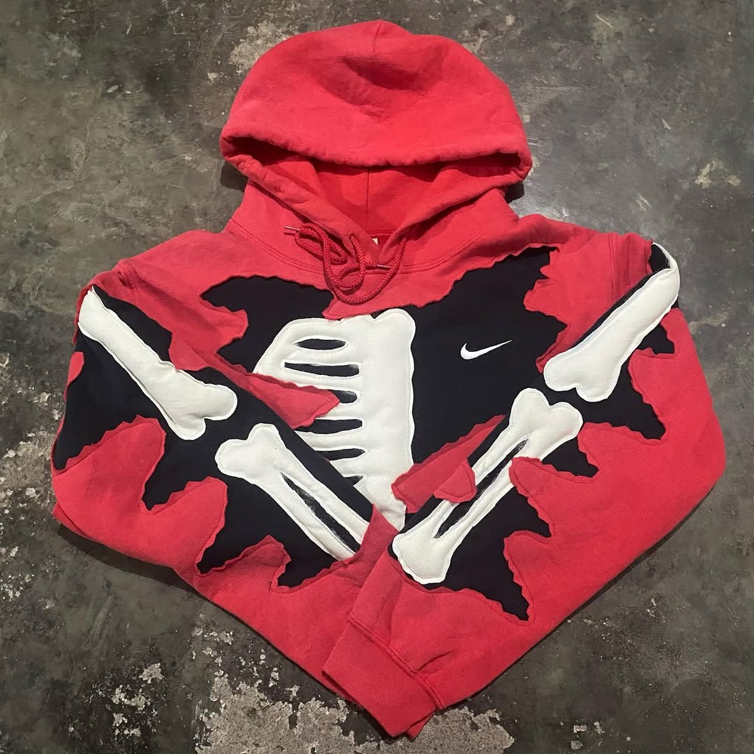 THE 3D RIPPED SKELETON NIKE HOODIE