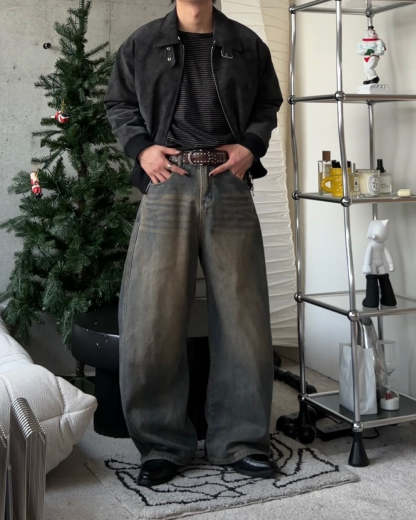 3-Way Boa Collar Quilted Jacket