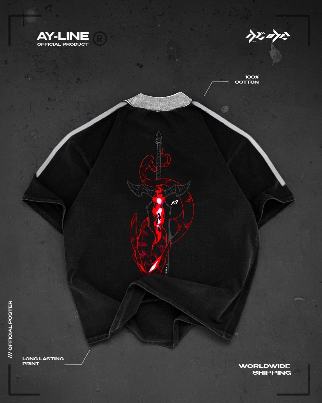 Demonic Blade Streetwear Crewneck Shirt