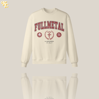 'Fullmetal' Varsity Oversized Sweatshirt