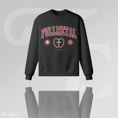 'Fullmetal' Varsity Oversized Sweatshirt