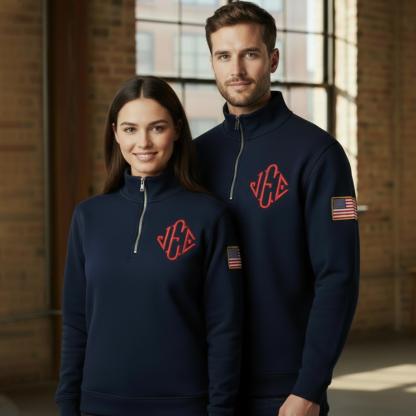 Jeffrey Epstein Quarter Zip Sweater