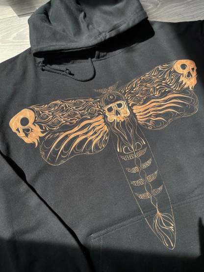 Custom Death Moth hoodie